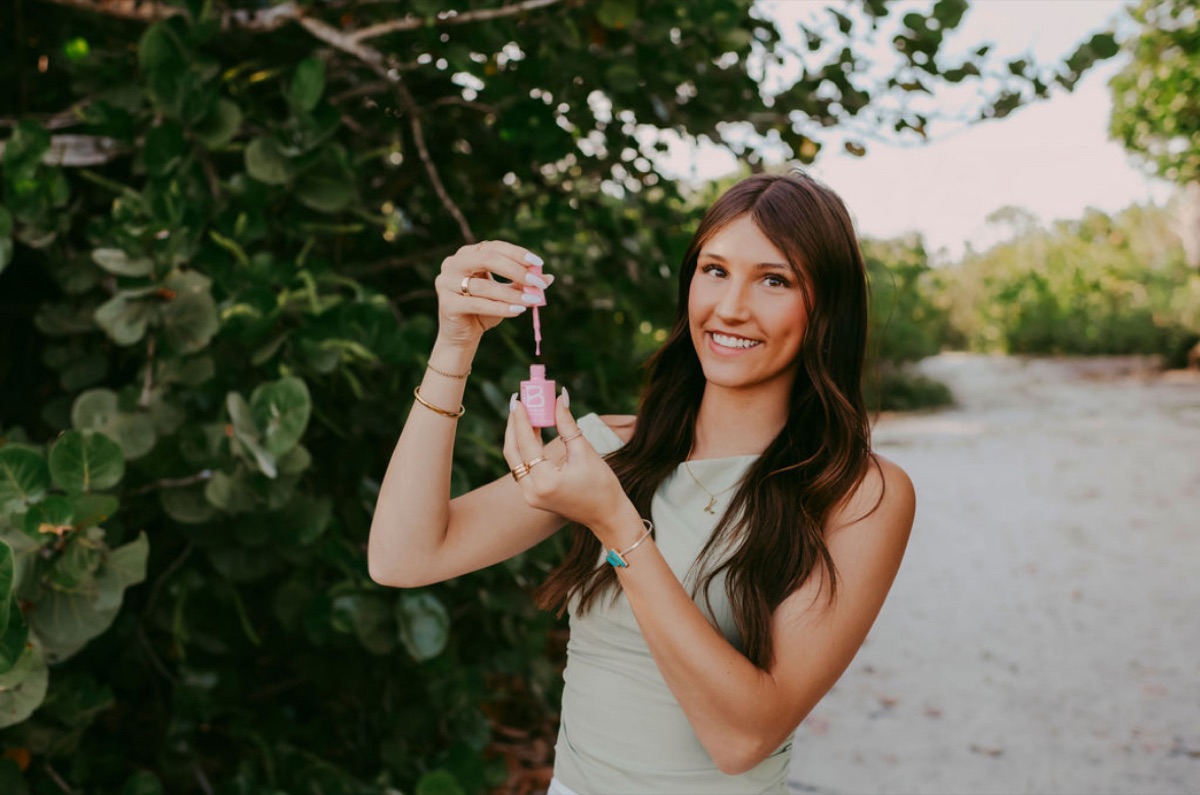 Aubrey, licensed nail tech at Polished by Bug in Cedar City, Utah